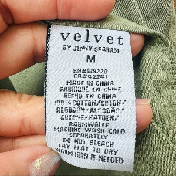 Velvet by Jenny Graham olive green utility jacket - Picture 10 of 12